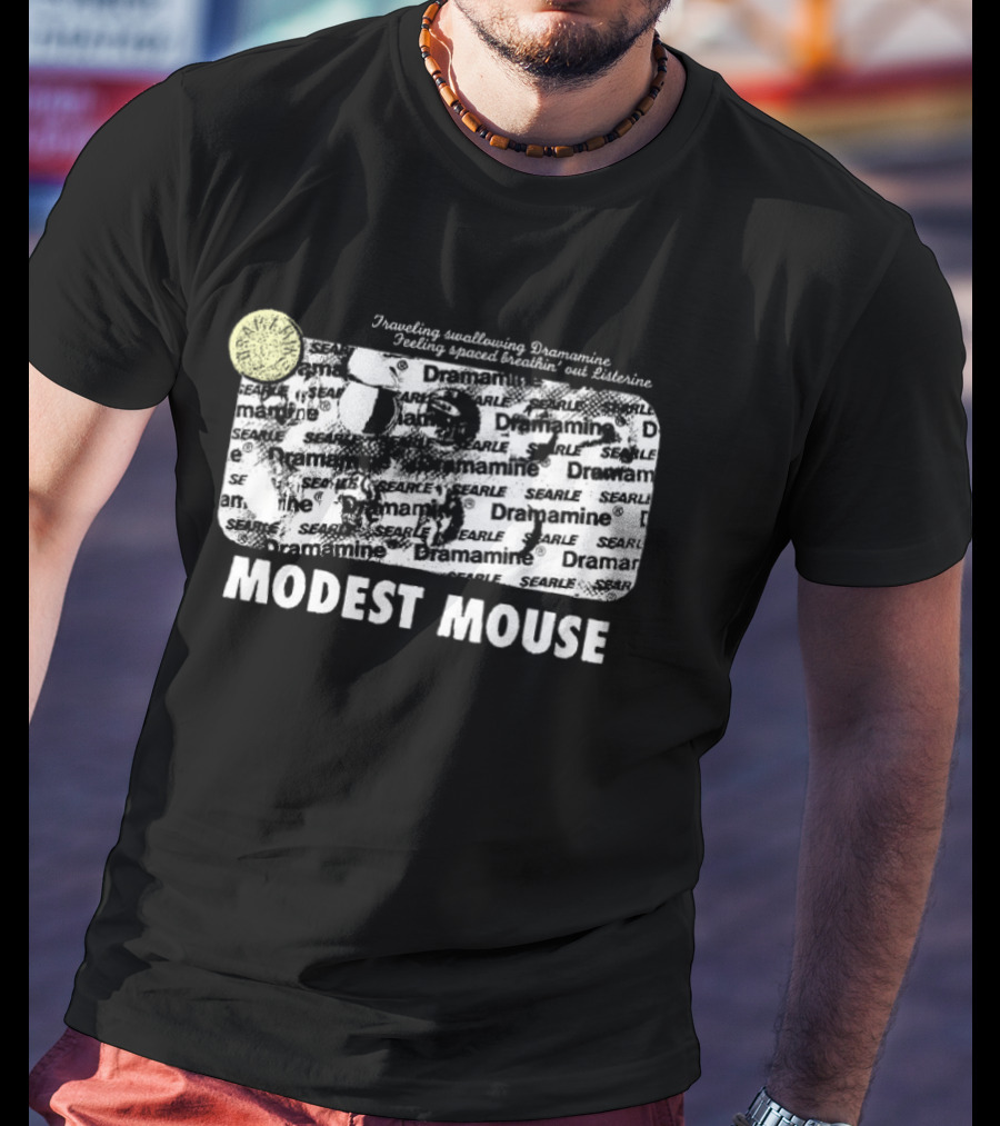 Modest Mouse Dramamine Writing Thoughts Explore Matters T-Shirt