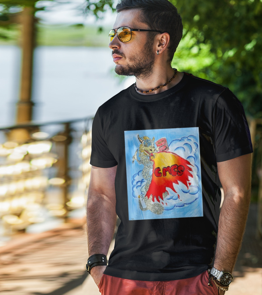 CMCS Yearbook Dragon 2026 Cloud Fire T-Shirt