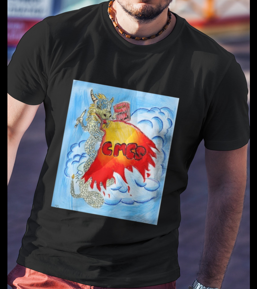 CMCS Yearbook Dragon 2026 Cloud Fire T-Shirt