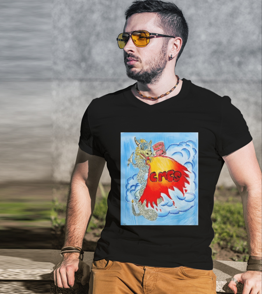CMCS Yearbook Dragon 2026 Cloud Fire T-Shirt