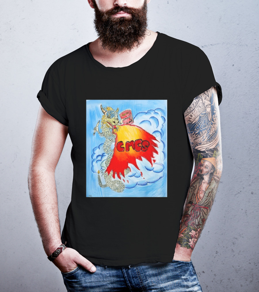 CMCS Yearbook Dragon 2026 Cloud Fire T-Shirt