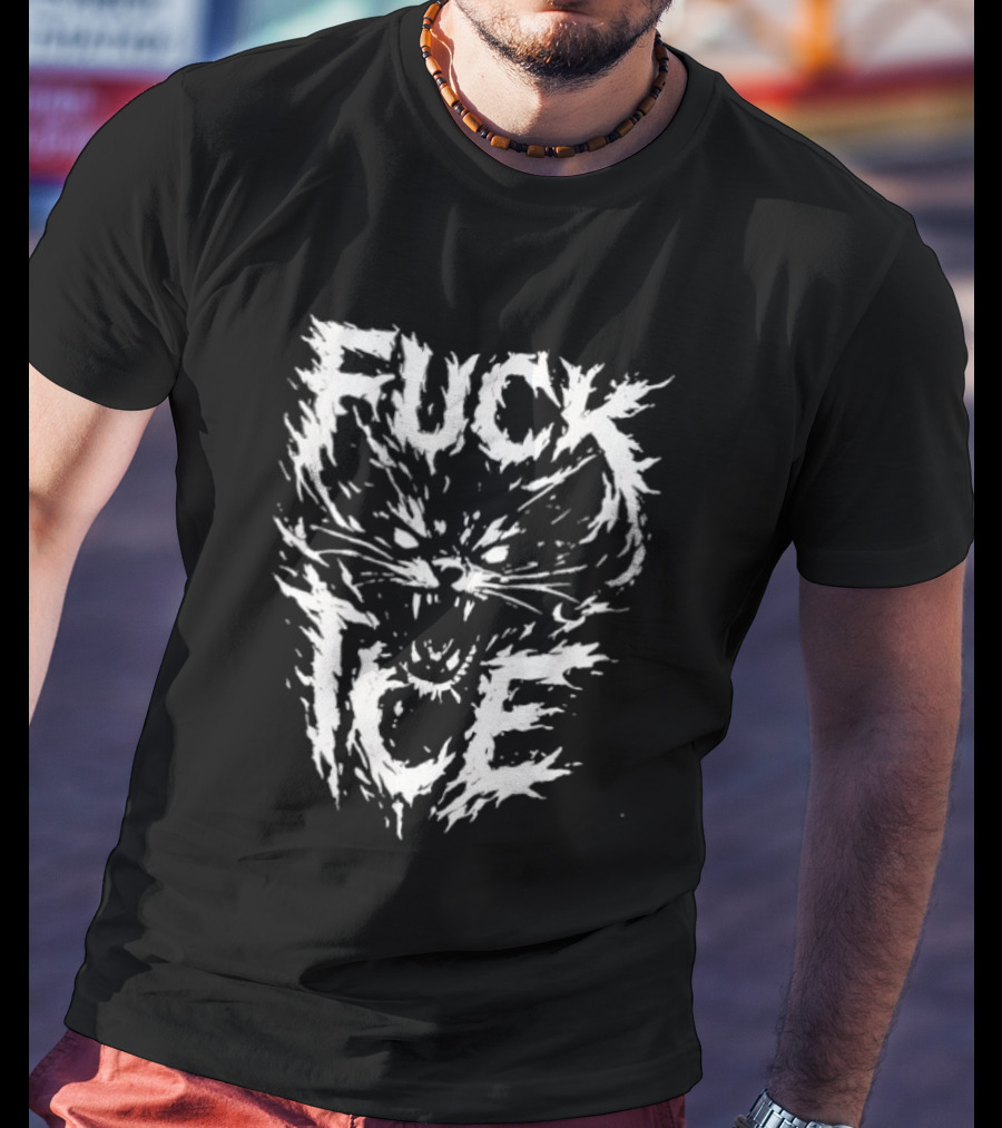 Feral Cat Fuck ICE T-Shirt
