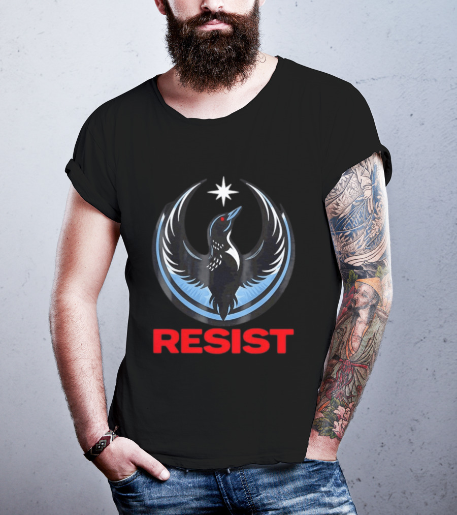 Minnesota Rebel Resist Loon Star T-Shirt