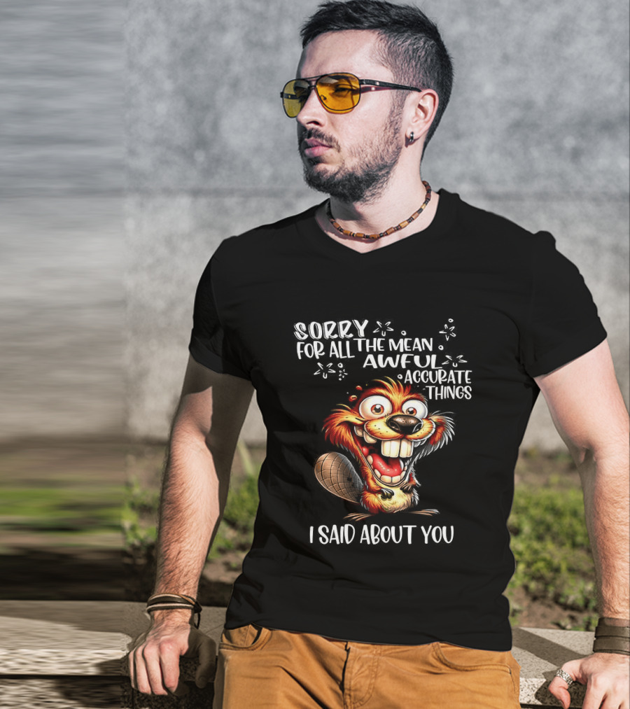 Sorry For All The Mean Awful Accurate Things I Said About You T-Shirt