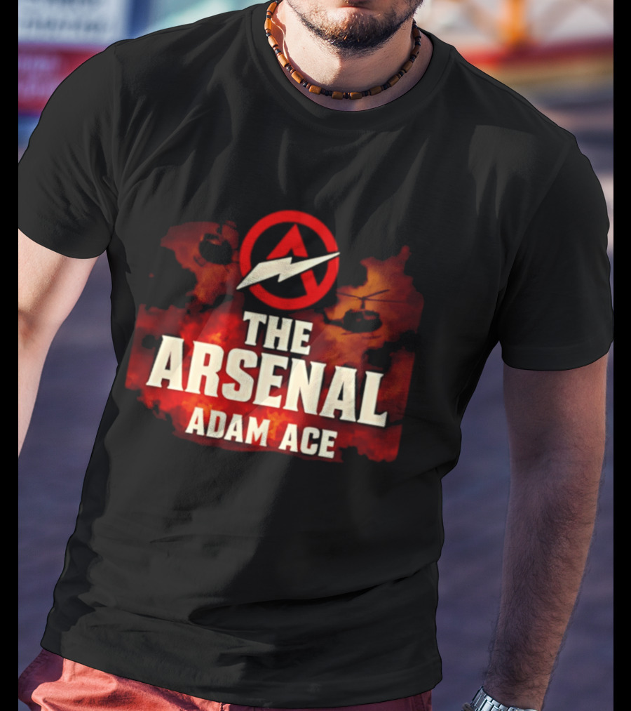 The Arsenal Adam Ace Helicopter Ride Adventure T-Shirt
