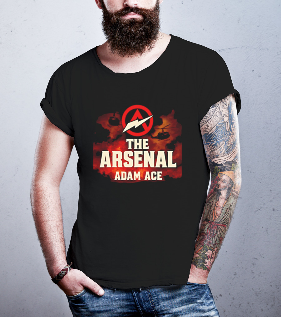 The Arsenal Adam Ace Helicopter Ride Adventure T-Shirt