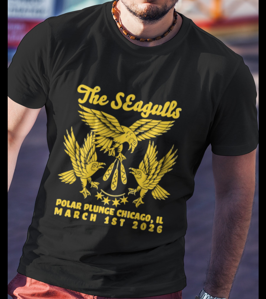 The Seagulls Polar Plunge Chicago IL March 1st 2026 Event T-Shirt