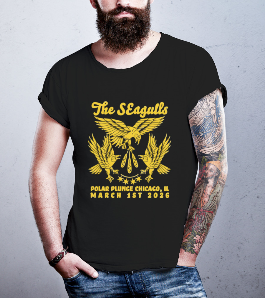 The Seagulls Polar Plunge Chicago IL March 1st 2026 Event T-Shirt