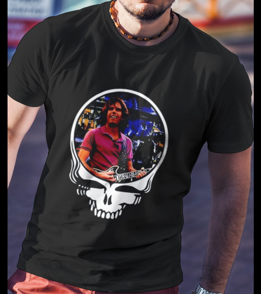 Bob Weir Grateful Dead Enjoying The Ride Skull T-Shirt