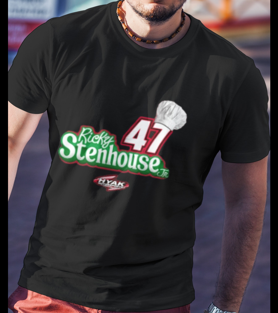 Ricky Stenhouse Jr 47 Chef Hat Hyak Chef Boyardee Racing T-Shirt