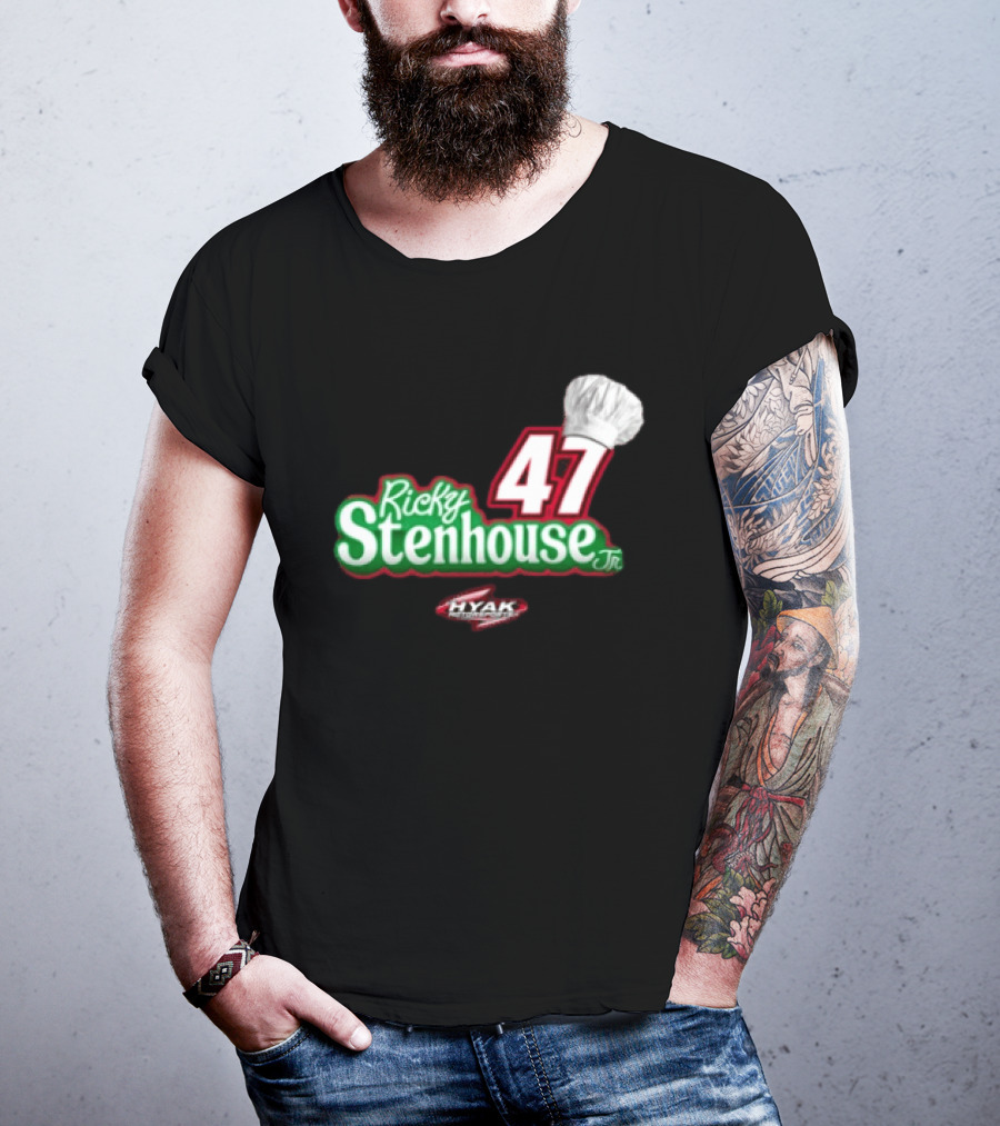 Ricky Stenhouse Jr 47 Chef Hat Hyak Chef Boyardee Racing T-Shirt