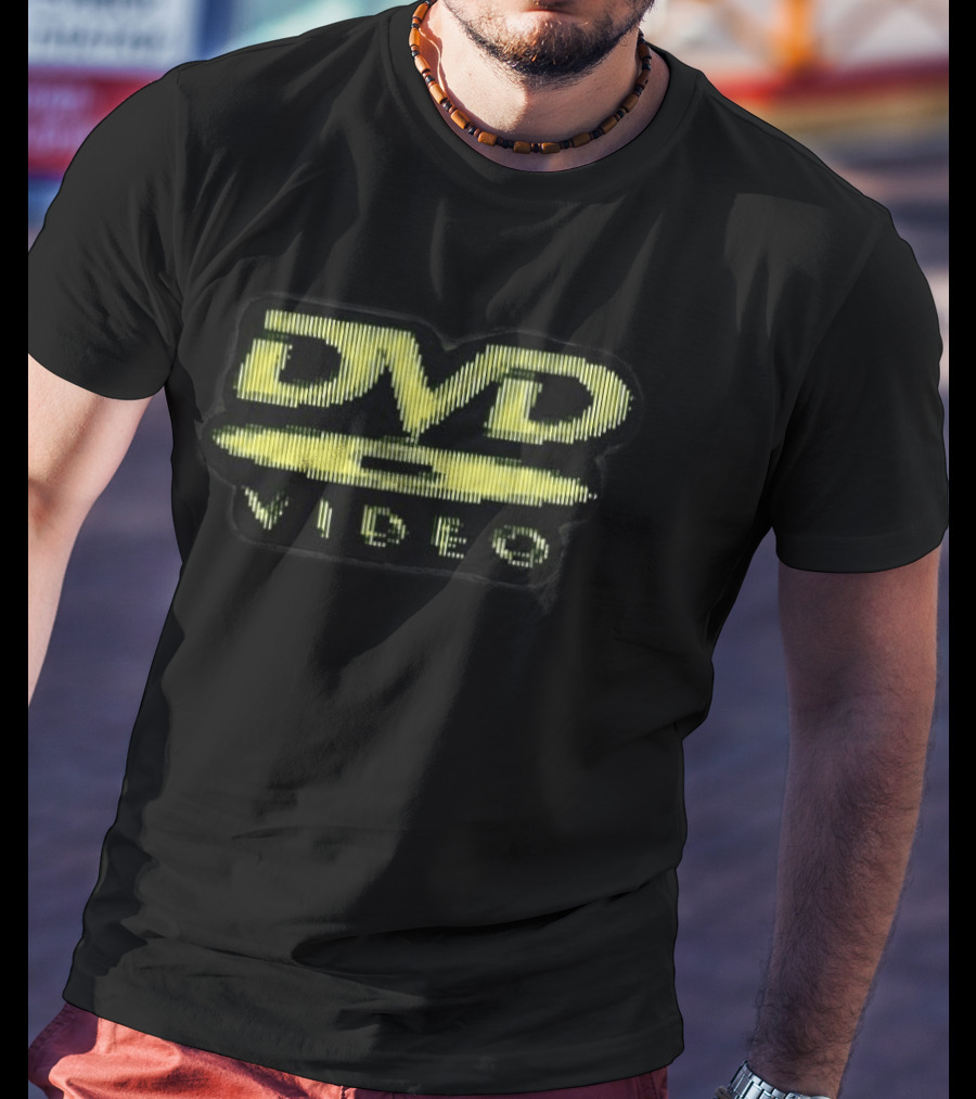 DVD Video Retro Logo Patch T-Shirt