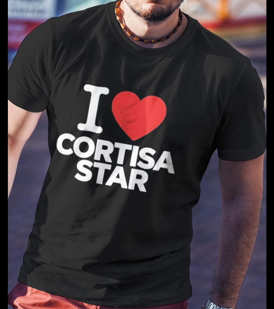 I Love Cortisa Star Heart T-Shirt