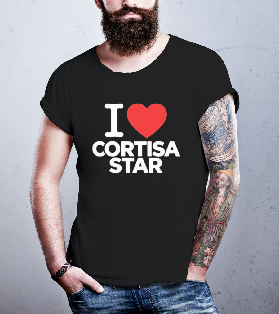 I Love Cortisa Star Heart T-Shirt