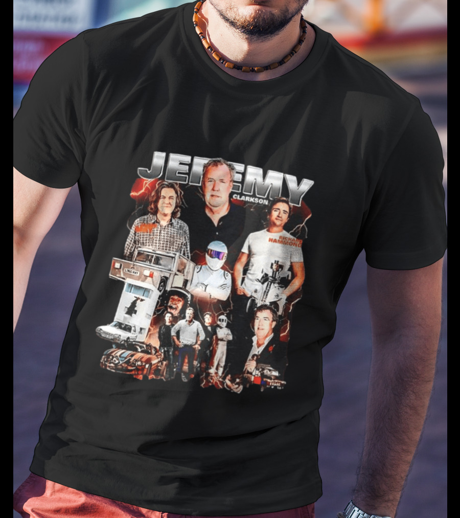 Jeremy Clarkson Richard Hammond Stig Top Gear Inspired Former Presenters T-Shirt