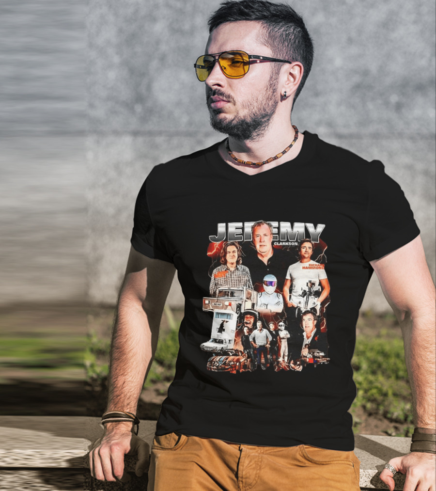 Jeremy Clarkson Richard Hammond Stig Top Gear Inspired Former Presenters T-Shirt