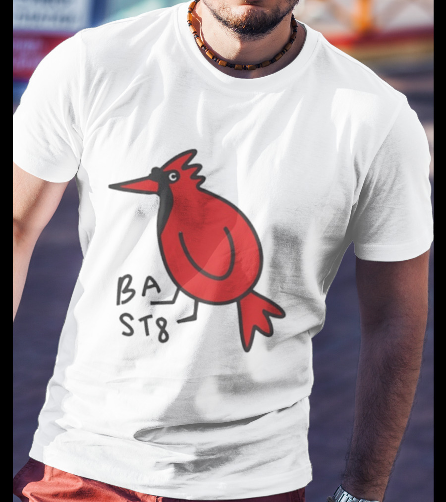 Ball State Cardinal Bird Doodle BSU Football T-Shirt