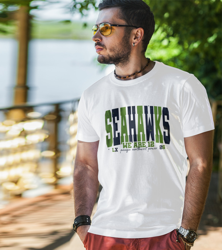 Seattle Seahawks We Are 12 Pacific Northwest Power 12th Man Fan Spirit 23 T-Shirt