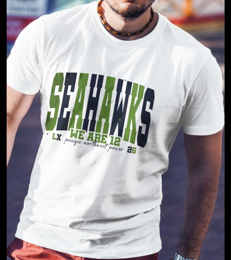 Seattle Seahawks We Are 12 Pacific Northwest Power 12th Man Fan Spirit 23 T-Shirt