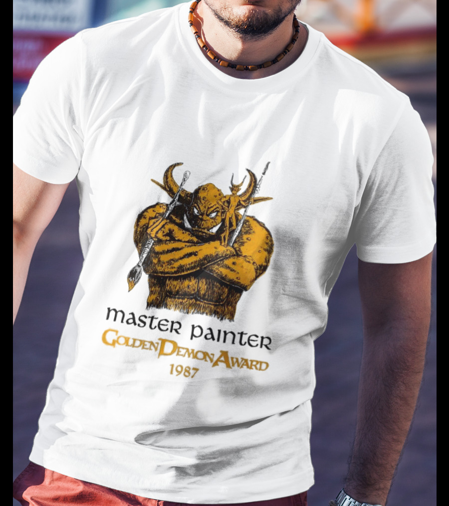 Master Painter Golden Demon Award 1987 Vintage Monster T-Shirt