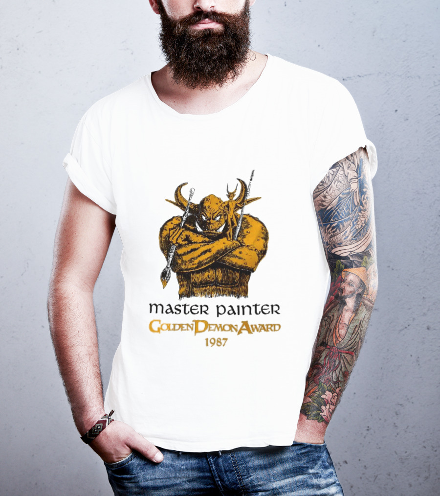Master Painter Golden Demon Award 1987 Vintage Monster T-Shirt