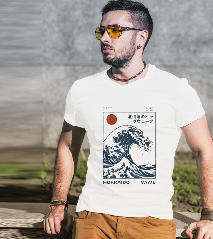 Hokkaido Wave Japan T-Shirt