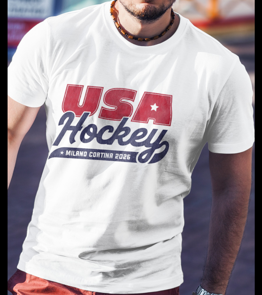 USA Hockey Milano Cortina 2026 T-Shirt