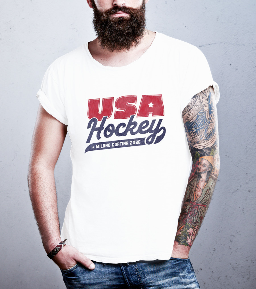 USA Hockey Milano Cortina 2026 T-Shirt