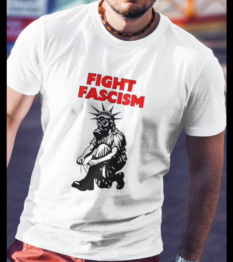 Fight Fascism Liberty Not Fascism Abolish ICE T-Shirt