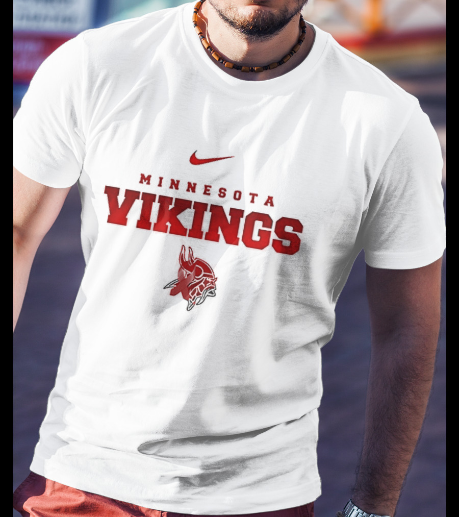 Minnesota Vikings February Red American Heart Month Nike T-Shirt