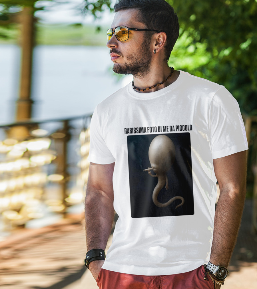 Rarissima Foto Di Me Da Piccolo Alieno Iconico Comico Divertente T-Shirt