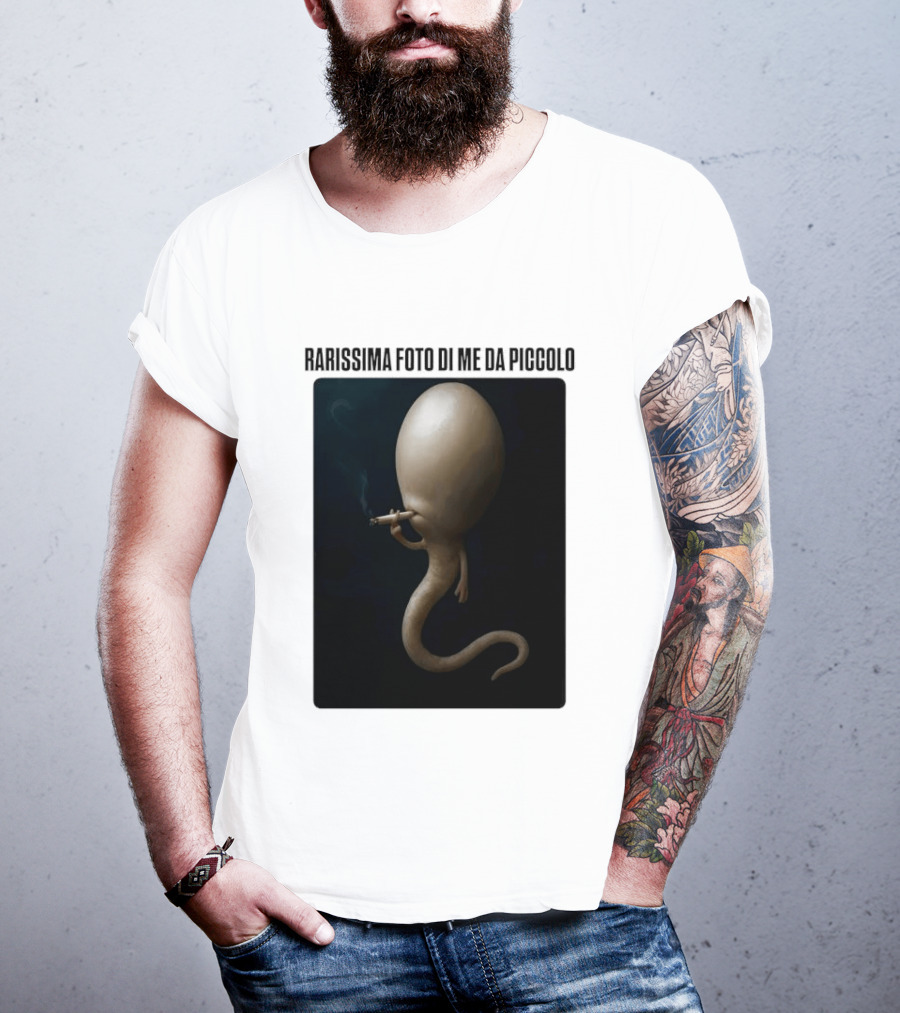 Rarissima Foto Di Me Da Piccolo Alieno Iconico Comico Divertente T-Shirt