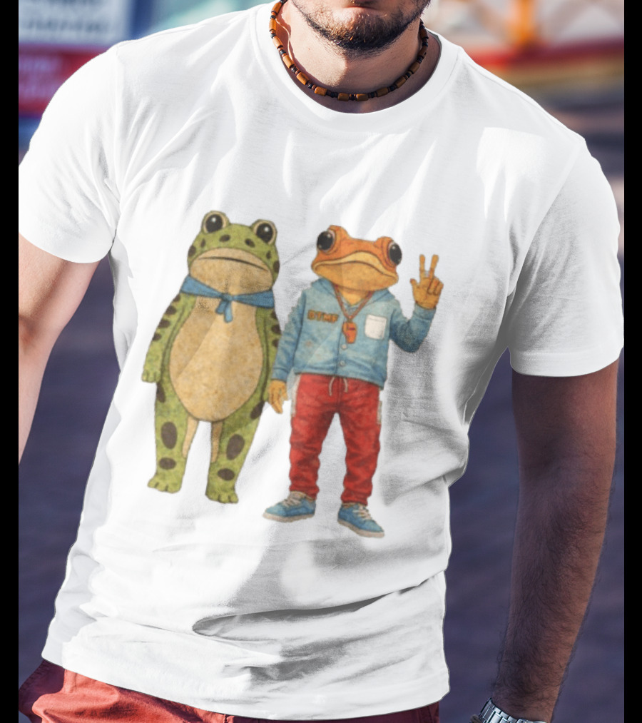 Sapo Concho Portland Frog Amigos Anti ICE Vibrant Cartoon T-Shirt