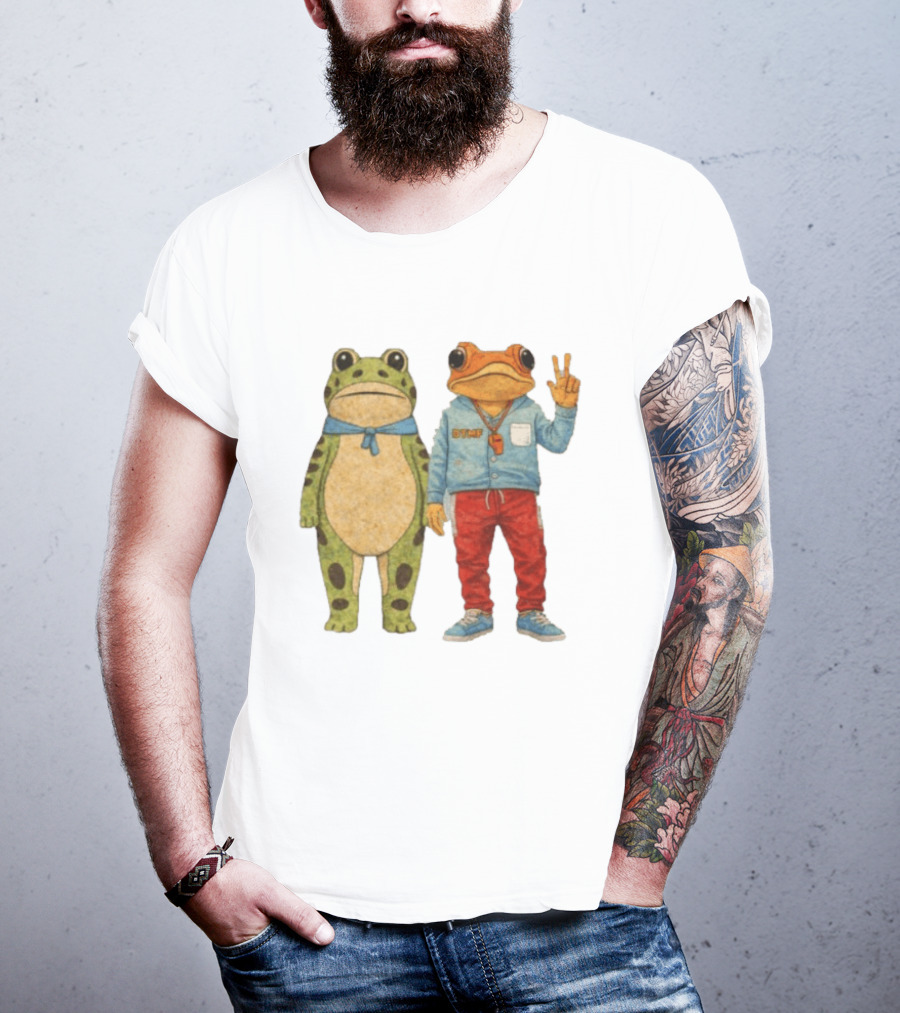 Sapo Concho Portland Frog Amigos Anti ICE Vibrant Cartoon T-Shirt