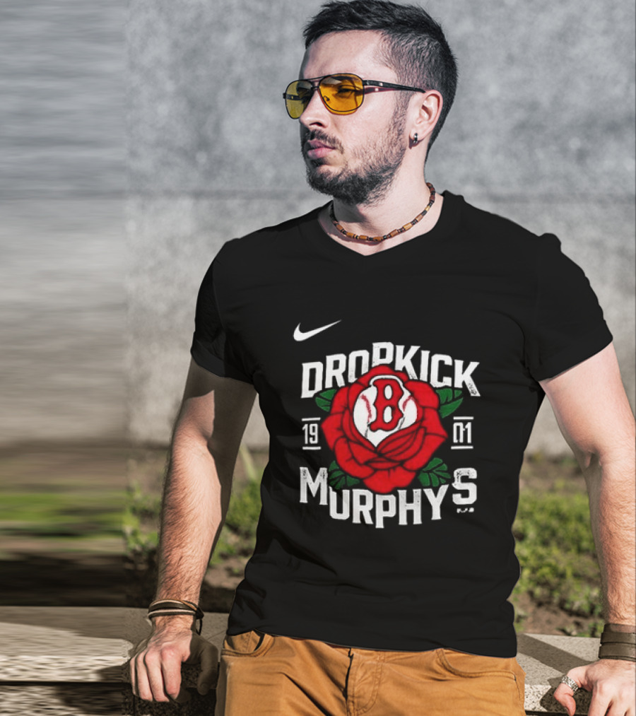 Nike Dropkick Murphys Boston Red Sox 1901 Rose T-Shirt