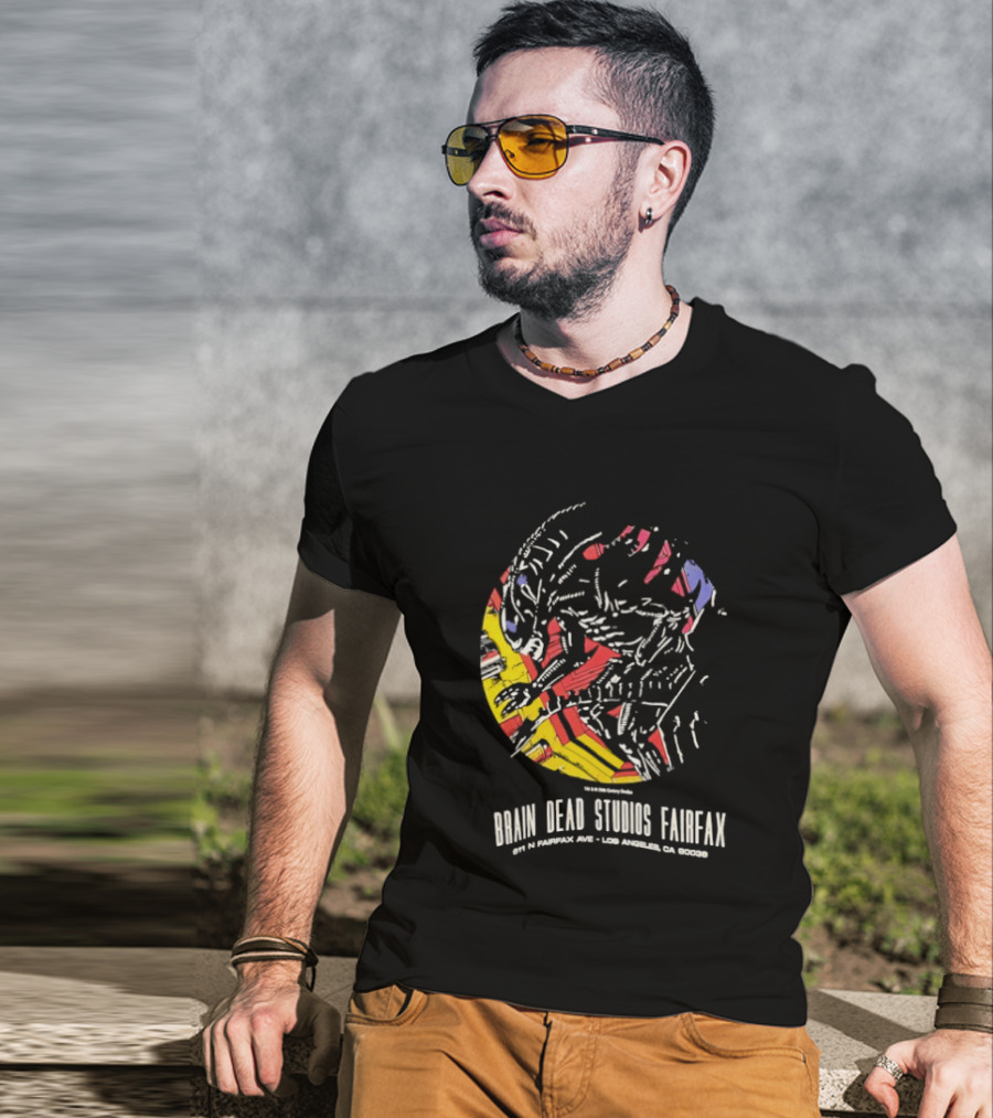 Brain Dead Studios Fairfax Alien One To Another Aug 4 Los Angeles CA RSVP T-Shirt