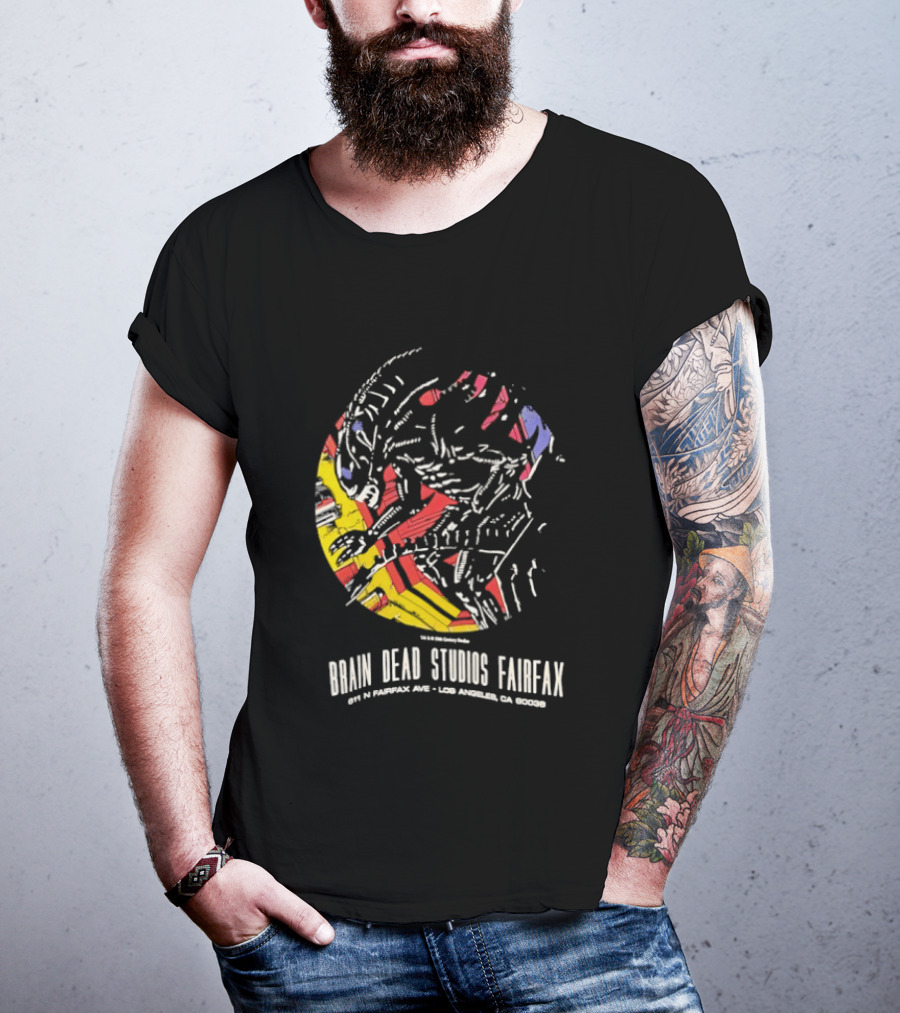 Brain Dead Studios Fairfax Alien One To Another Aug 4 Los Angeles CA RSVP T-Shirt