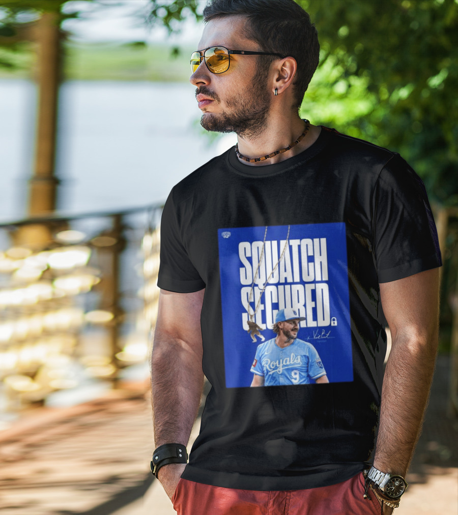 Squatch Secured Vinnie Pasquantino Royals Signature Collection T-Shirt
