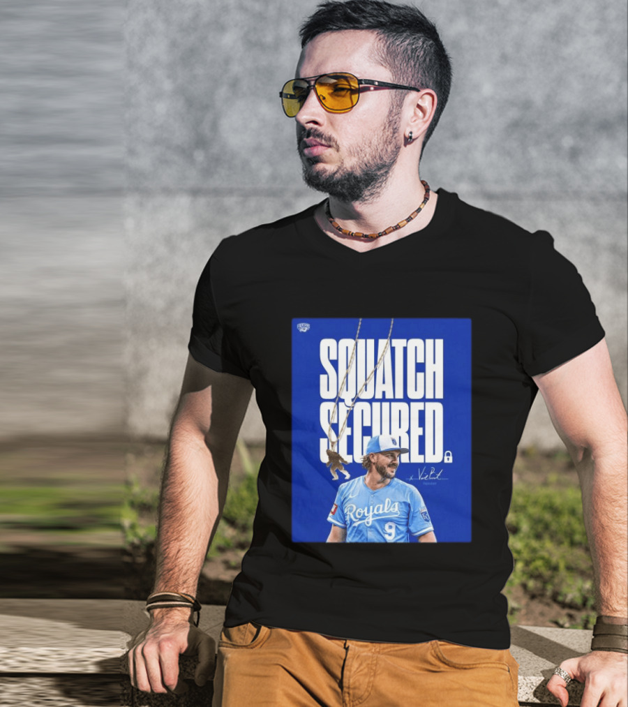 Squatch Secured Vinnie Pasquantino Royals Signature Collection T-Shirt