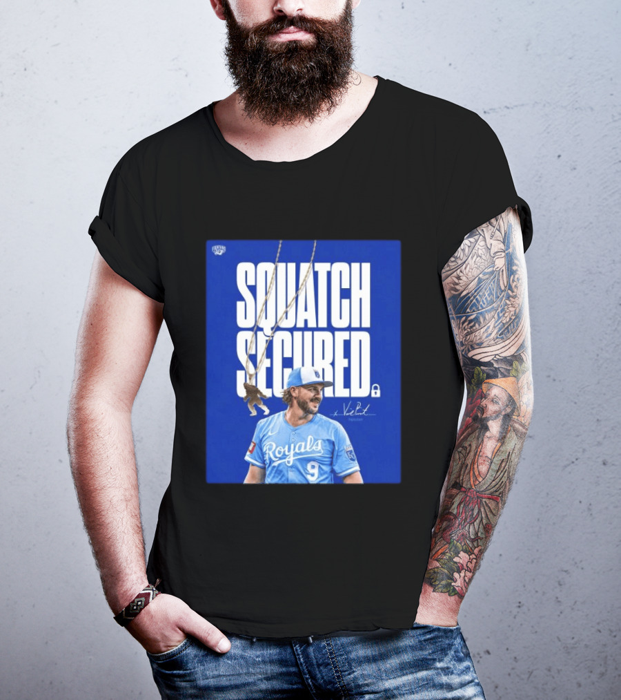 Squatch Secured Vinnie Pasquantino Royals Signature Collection T-Shirt
