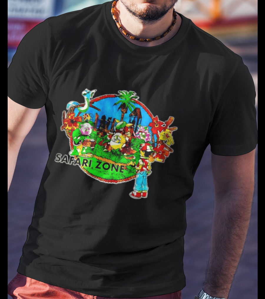 Safari Zone Pokémon Adventure With Ash Ketchum And Friends T-Shirt