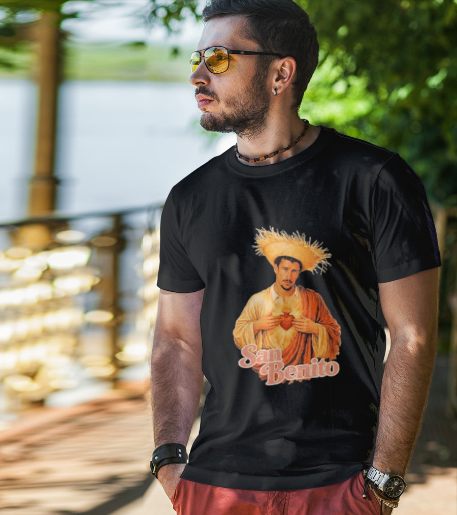 San Benito Bad Bunny Sacred Heart Aura T-Shirt