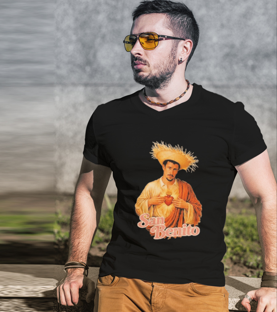 San Benito Bad Bunny Sacred Heart Aura T-Shirt