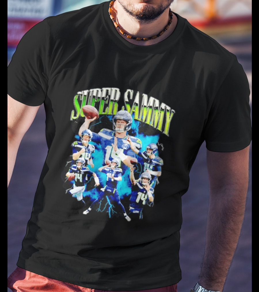 Super Sammy Seattle Seahawks Quarterback Highlights T-Shirt