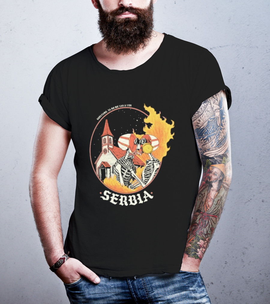 Amor De Verano Sueltame 2026 Serbia Church Fire T-Shirt