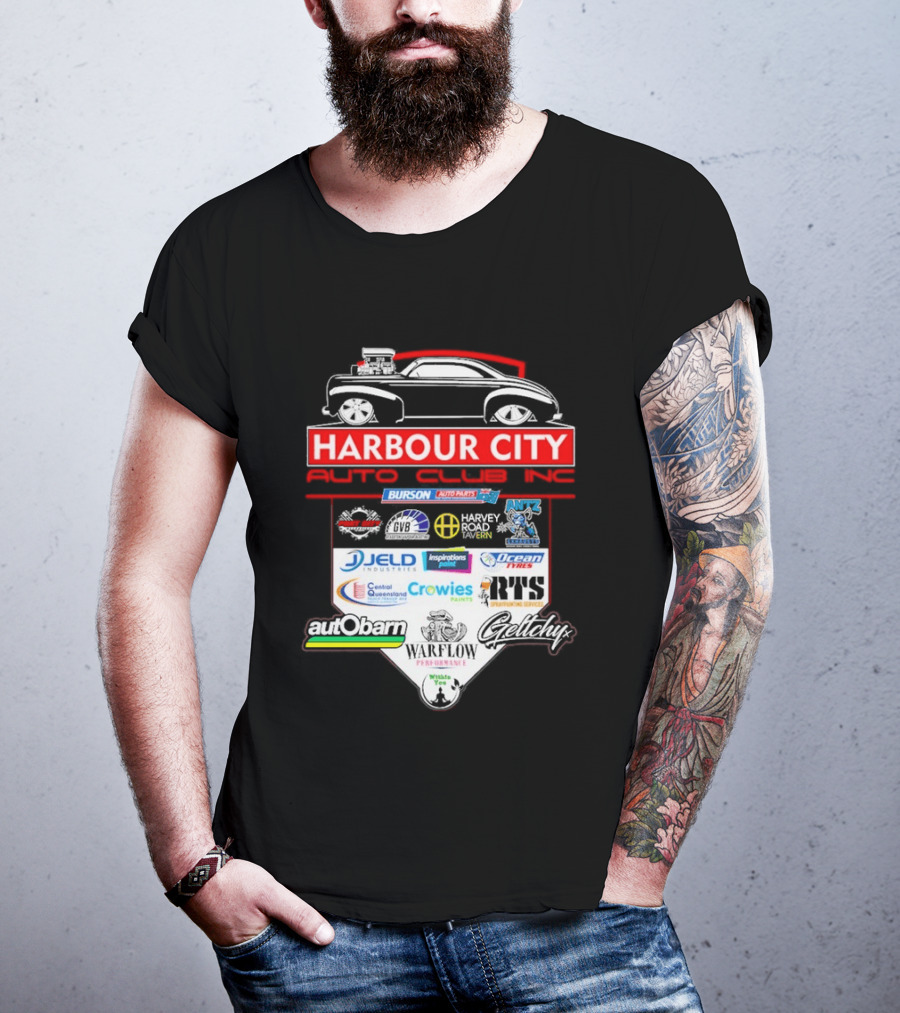 Harbour City Auto Club Burson Central Queensland Crowies Paints Inspirations Paints Wurth Ocean Tyres 2026 T-Shirt