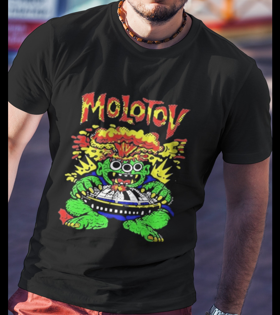 Molotov January 31 2026 Mexico Monster Art Explosion T-Shirt