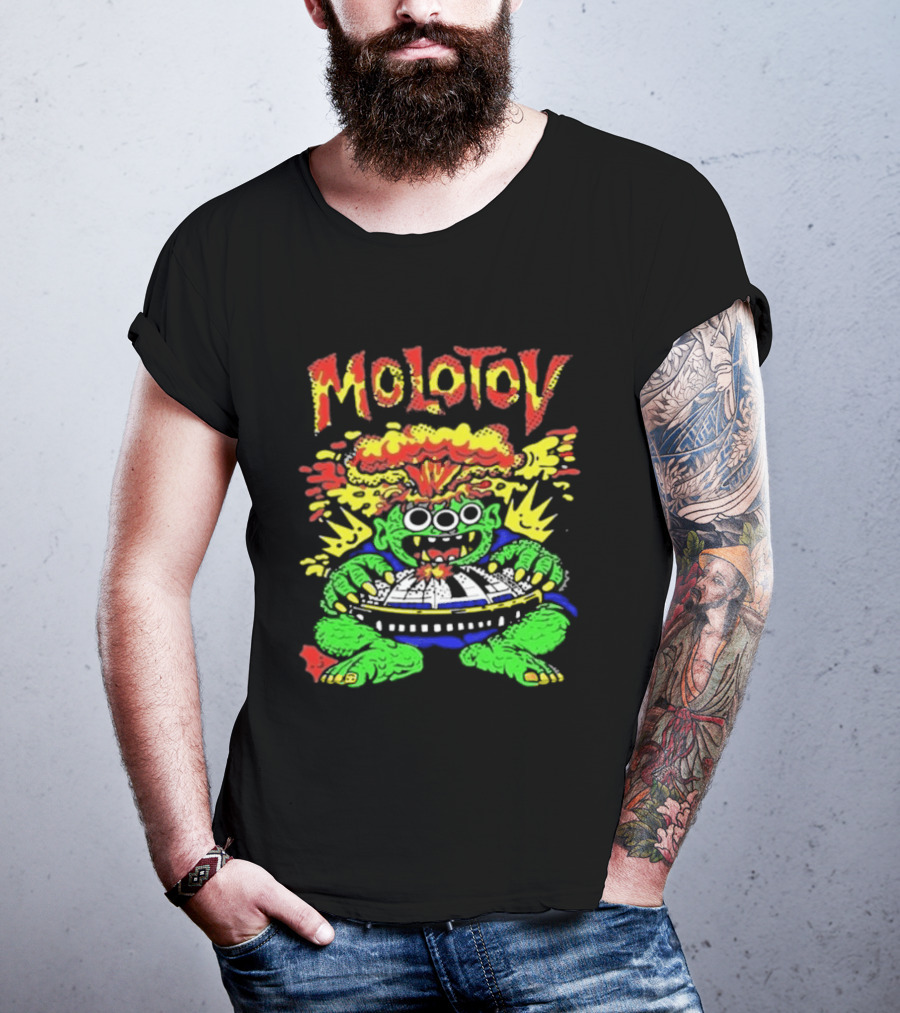 Molotov January 31 2026 Mexico Monster Art Explosion T-Shirt