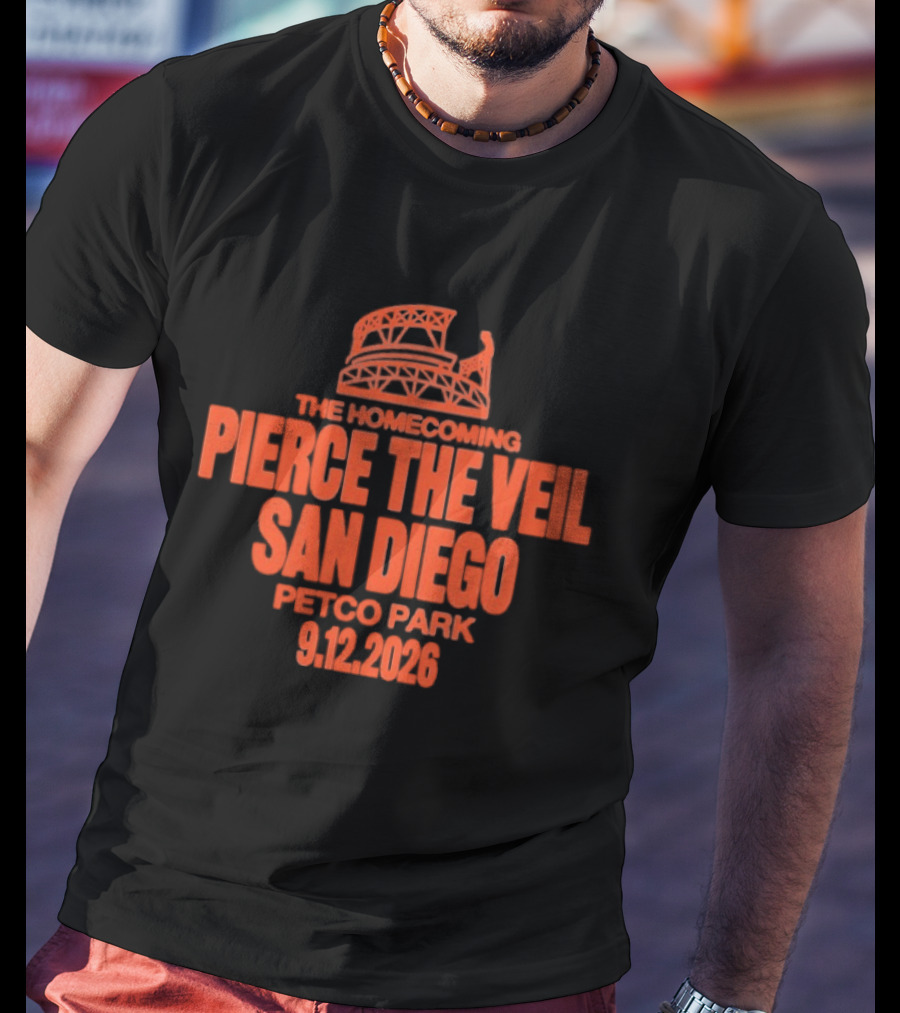 Pierce The Veil The Homecoming San Diego Petco Park Sept 12 2026 T-Shirt