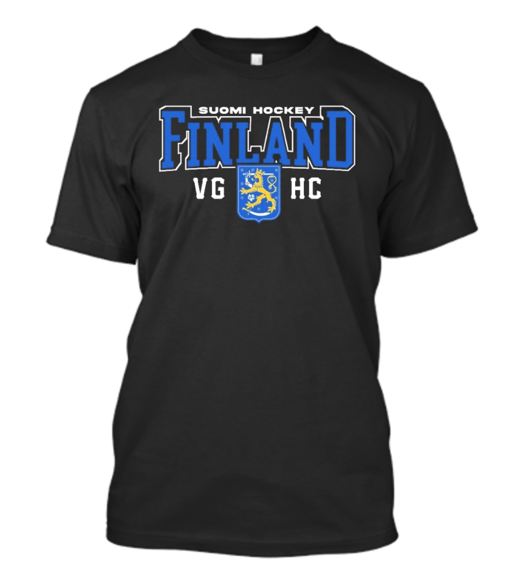 Suomi Hockey Finland VG HC 2026 Finnish Lion T-Shirt
